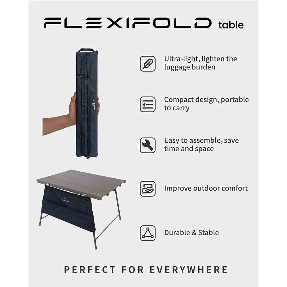 輕型戶外摺枱附延伸枱板 Flexifold Table B with extendable parts