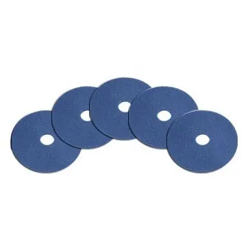 13" CleanFreak® Blue Round Medium Duty Floor Scrubbing Pads | Box of 5