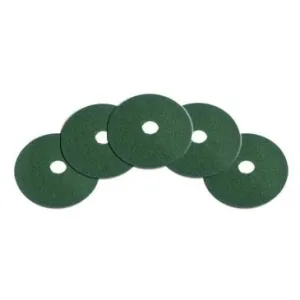 13" Green Heavy Duty Floor Cleaning Pads (5 Pack)