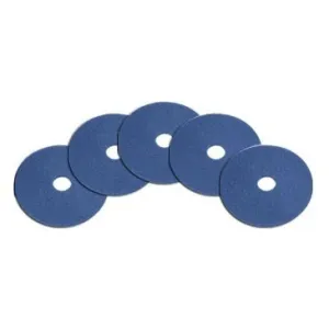 14" CleanFreak® Blue Round Medium Duty Floor Scrubbing Pads | Box of 5