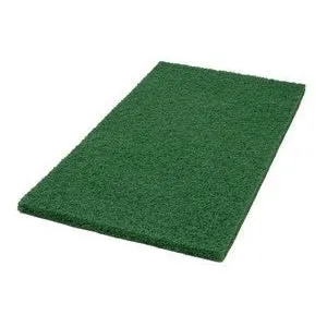 14" x 20" CleanFreak® Green Rectangular Orbital Heavy Duty Floor Scrubbing Pads | Box of 5