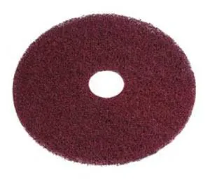 17" CleanFreak® 'Dominator' Burgundy High Performance Floor Wax Stripping Pads - Case of 5