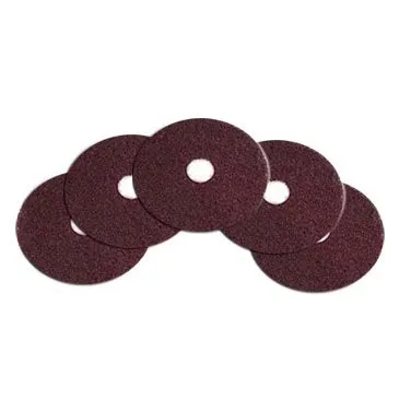 17" CleanFreak® 'Dominator' Burgundy High Performance Floor Wax Stripping Pads - Case of 5