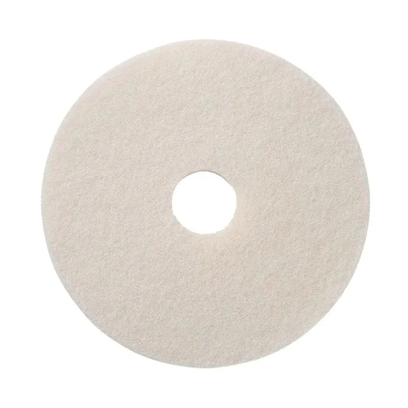 17" White Floor Buffing & Polishing Pads (5 Pack)