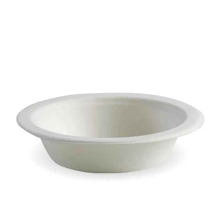 20 Pack Biodegradable Sugar Cane Bowls - 20cm