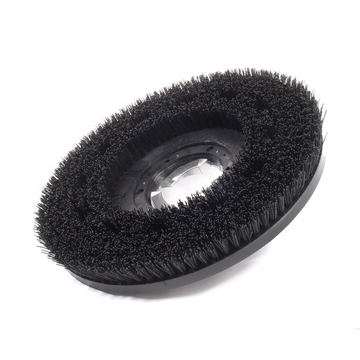 20" Floor Buffer Heavy Duty Floor Stripping Brush w/ 80 Grit Impregnated Black Nylon Bristles (18" Actual Diameter)