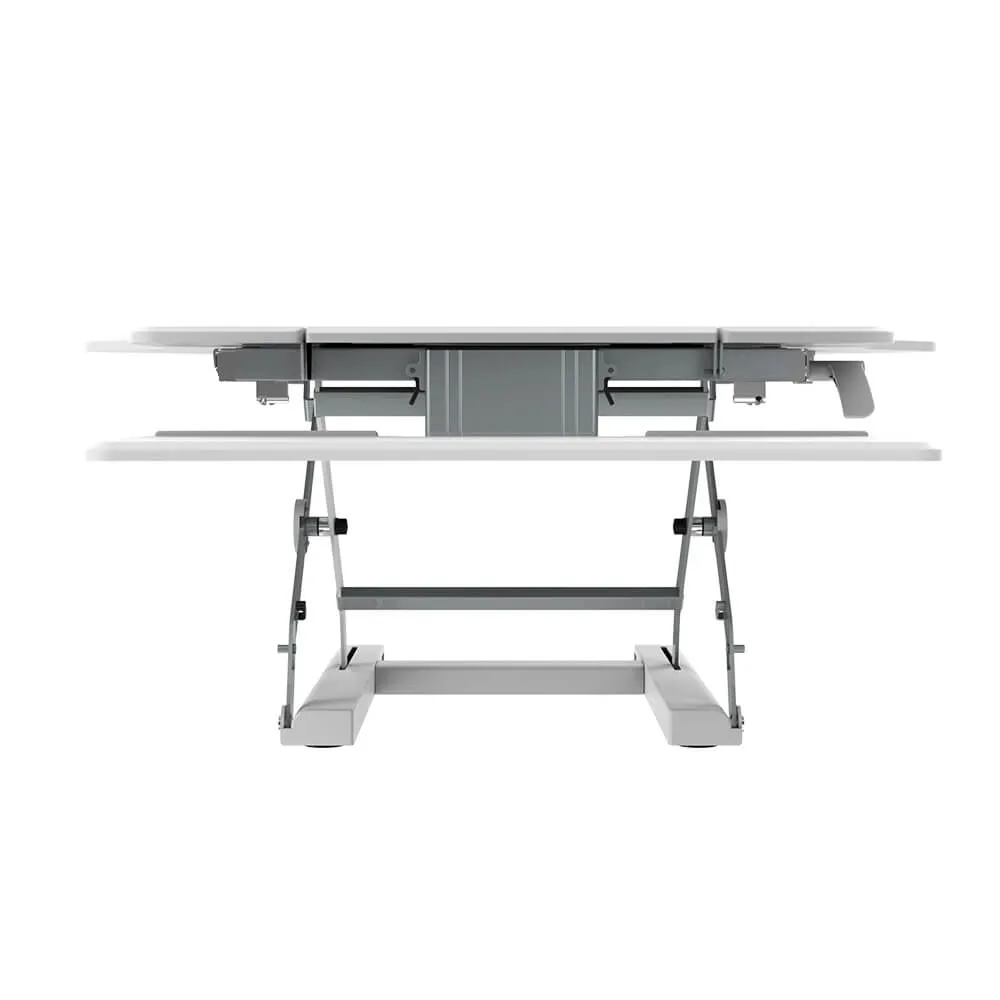 36" Ergonomic Sit-Stand Desk Converter with Adjustable Keyboard Tray