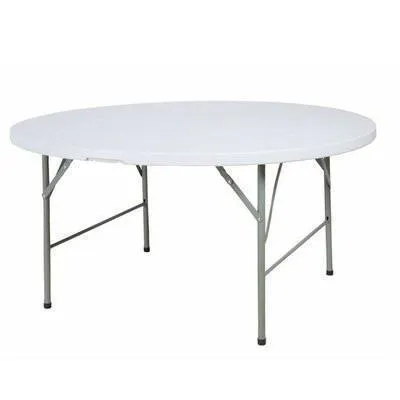 4-Feet Round Plastic Folding Table