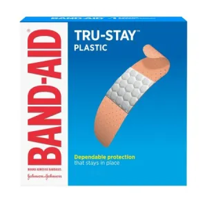 Adhesive Strip Tru-Stay™ 2-3/4 X 3-1/2 Inch Plastic Rectangle Tan Sterile - Johnson & Johnson Consumer  Mfr# 10381371183491