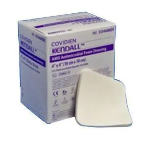 AMD Antimicrobial Polyurethane Foam Dressing 6" x 6"