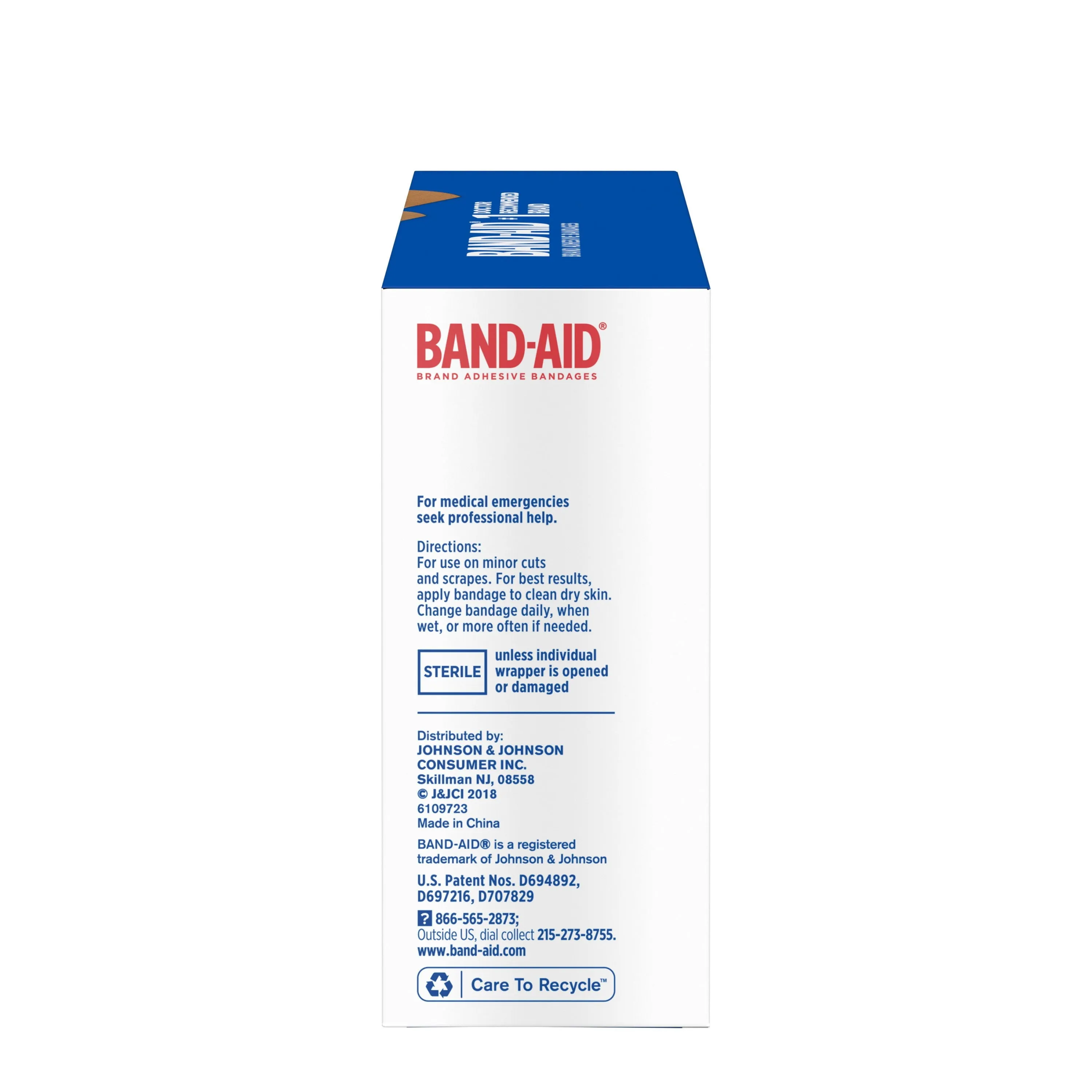 Band-Aid Brand Flexible Fabric Adhesive Bandages, Assorted, 100 ct