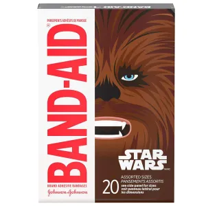 Band-Aid Star Wars Assorted Adhesive Bandages 20 Count