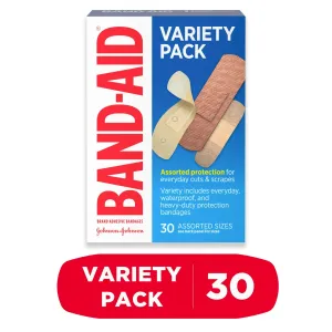 Band Aid Variety Pack 30ct