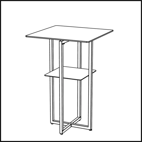 Bauscher Hepp VE-24024 Folding Table