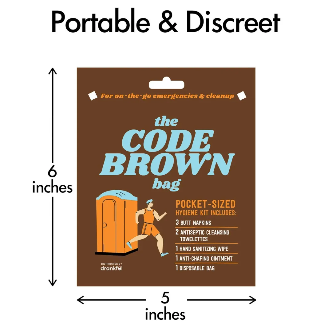 Butt Napkins - The Code Brown Bag