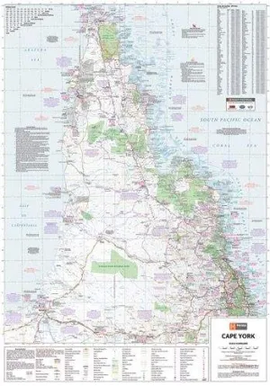 Cape York Supermap Wall Map by Hema Maps