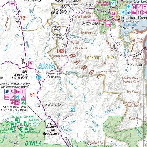 Cape York Supermap Wall Map by Hema Maps