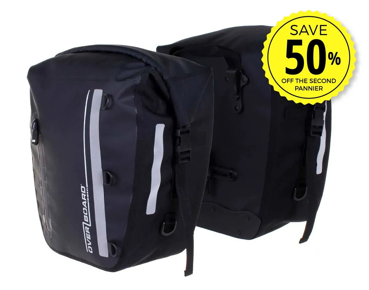 Classic Waterproof Bike Pannier Pair - 17 Litres