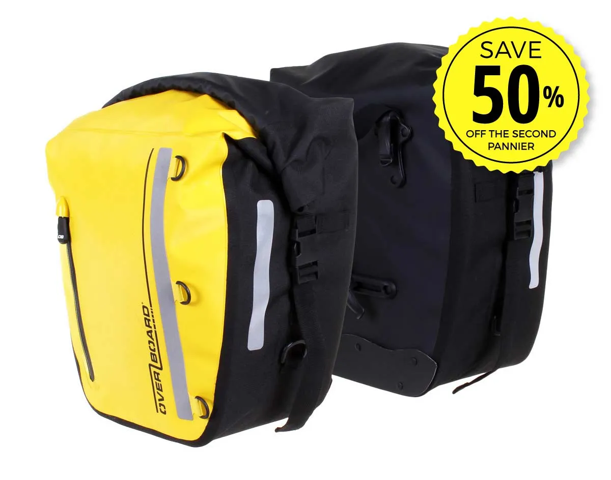 Classic Waterproof Bike Pannier Pair - 17 Litres