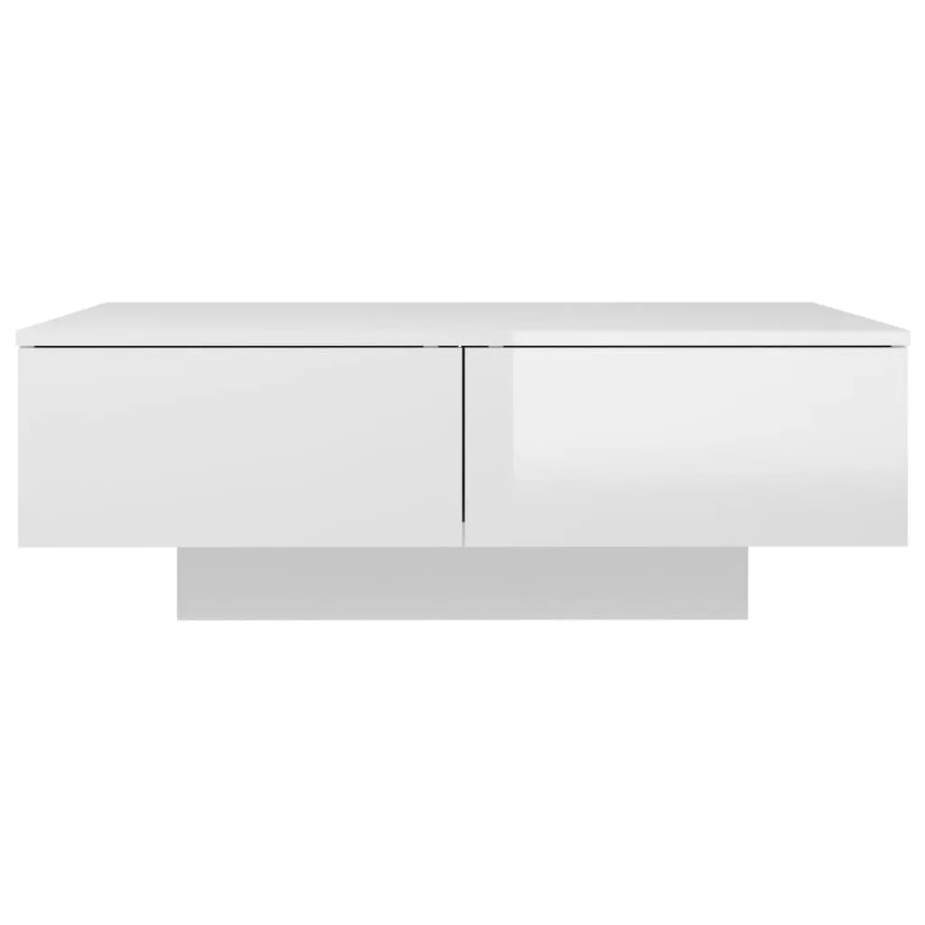 Coffee Table High Gloss White