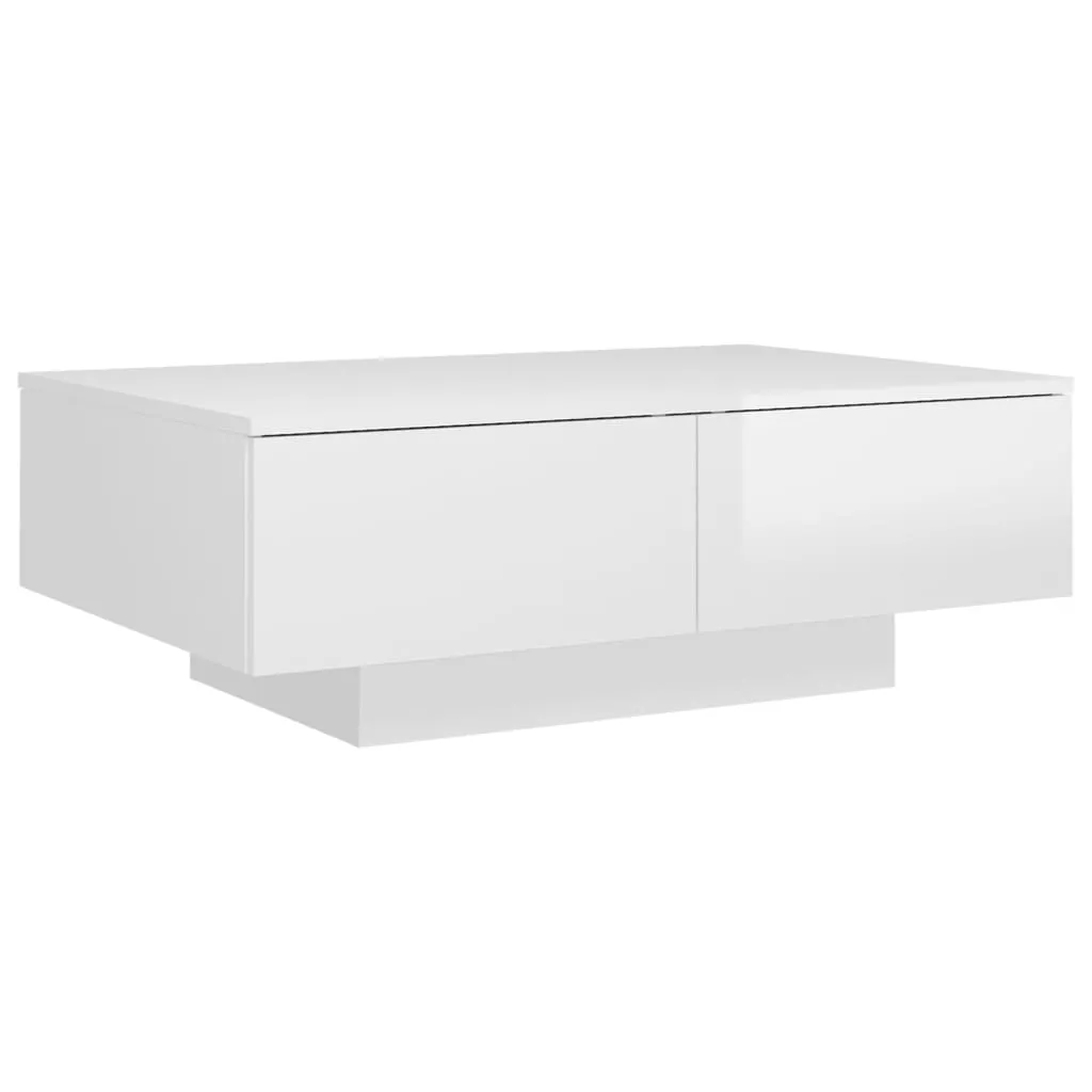 Coffee Table High Gloss White