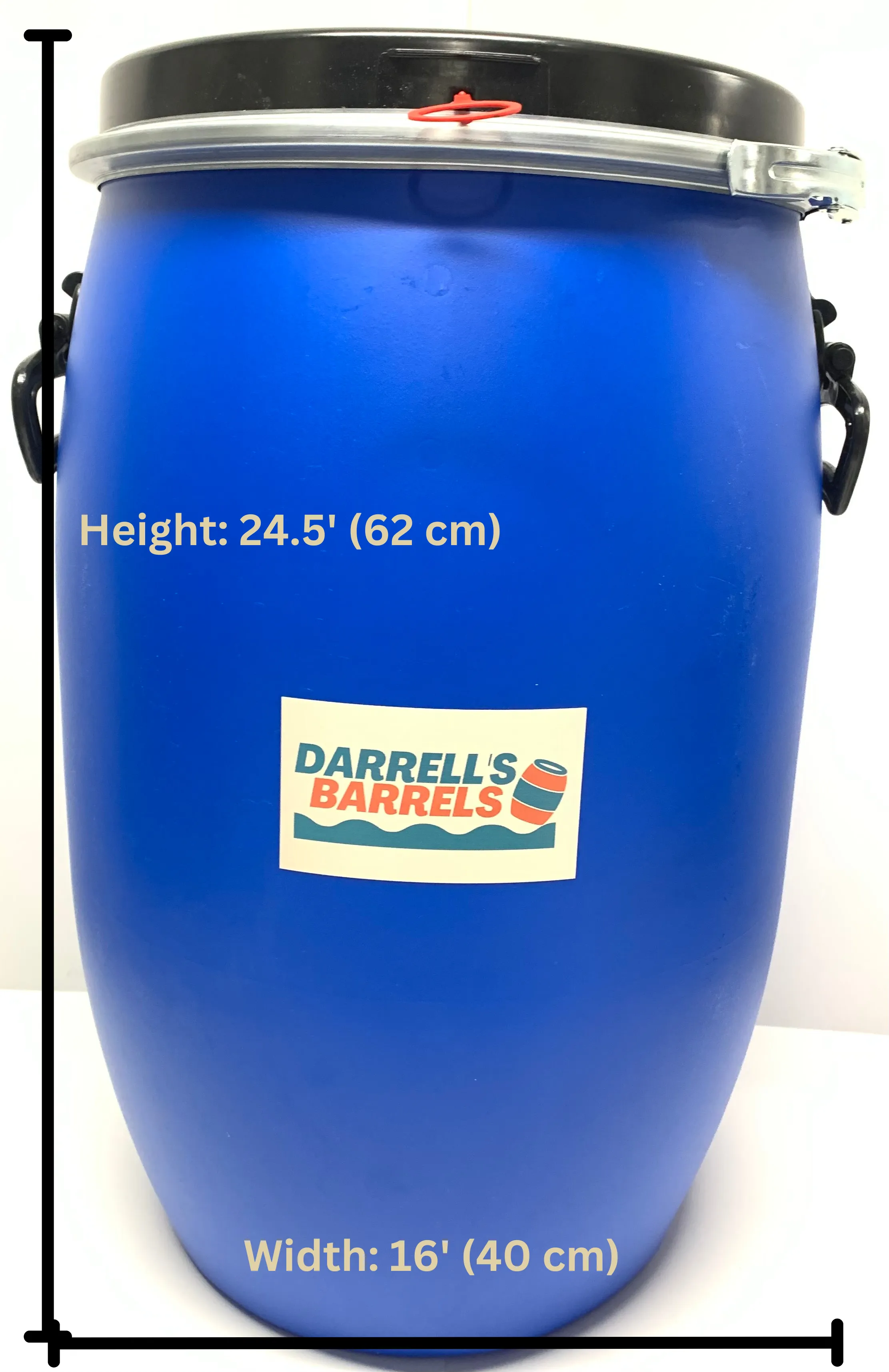 Darrell's Barrels Lightweight 60L Canoe Barrels