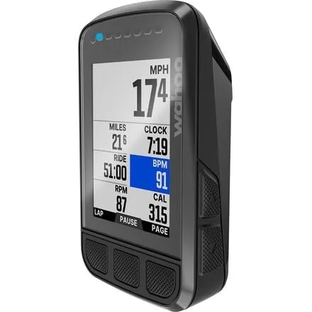 Elemnt Bolt GPS Wahoo Fitness Bike Computer, Black