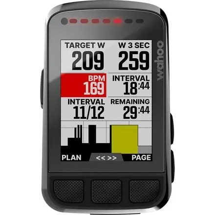 Elemnt Bolt GPS Wahoo Fitness Bike Computer, Black