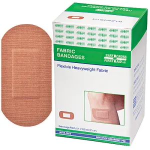 FABRIC BANDAGES - X-LARGE PATCH 5.1 x 10.2 cm 50/BOX