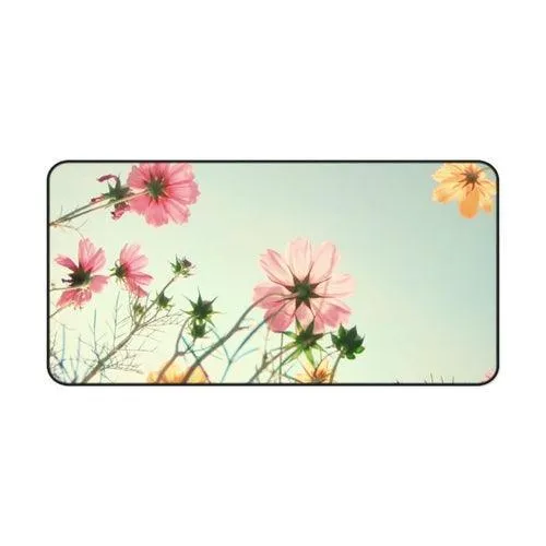 Flowers In The Field Desk Mat