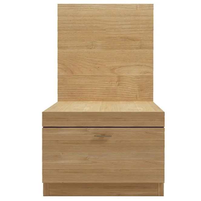 Fuji Natural Bedside Table with 1 Drawer