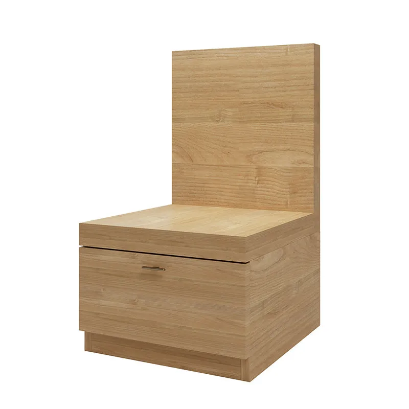 Fuji Natural Bedside Table with 1 Drawer