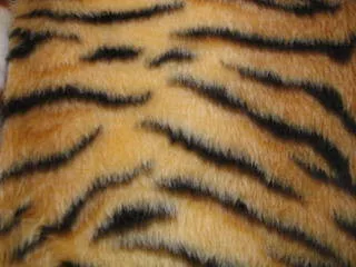 Gold Tiger Stripe fuzzy seatbelt pads 1 pair