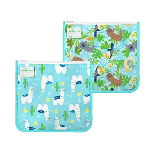 Green Sprouts | Sandwich Bags Reusable Insulated (2 pack)