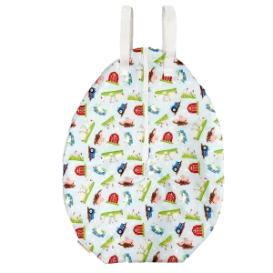 Hanging Wet Bag - Barnyard Babies