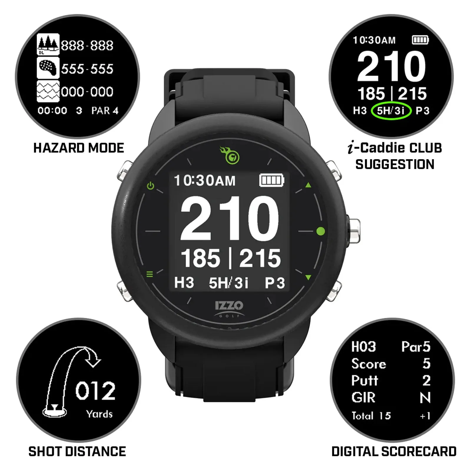 Izzo Swami Golf GPS Watch