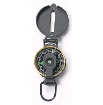 Lensatic Metal Compass