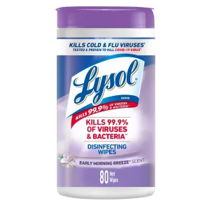 Lysol Disinfecting Wipes - Early Morning Breeze 6/80 ct.