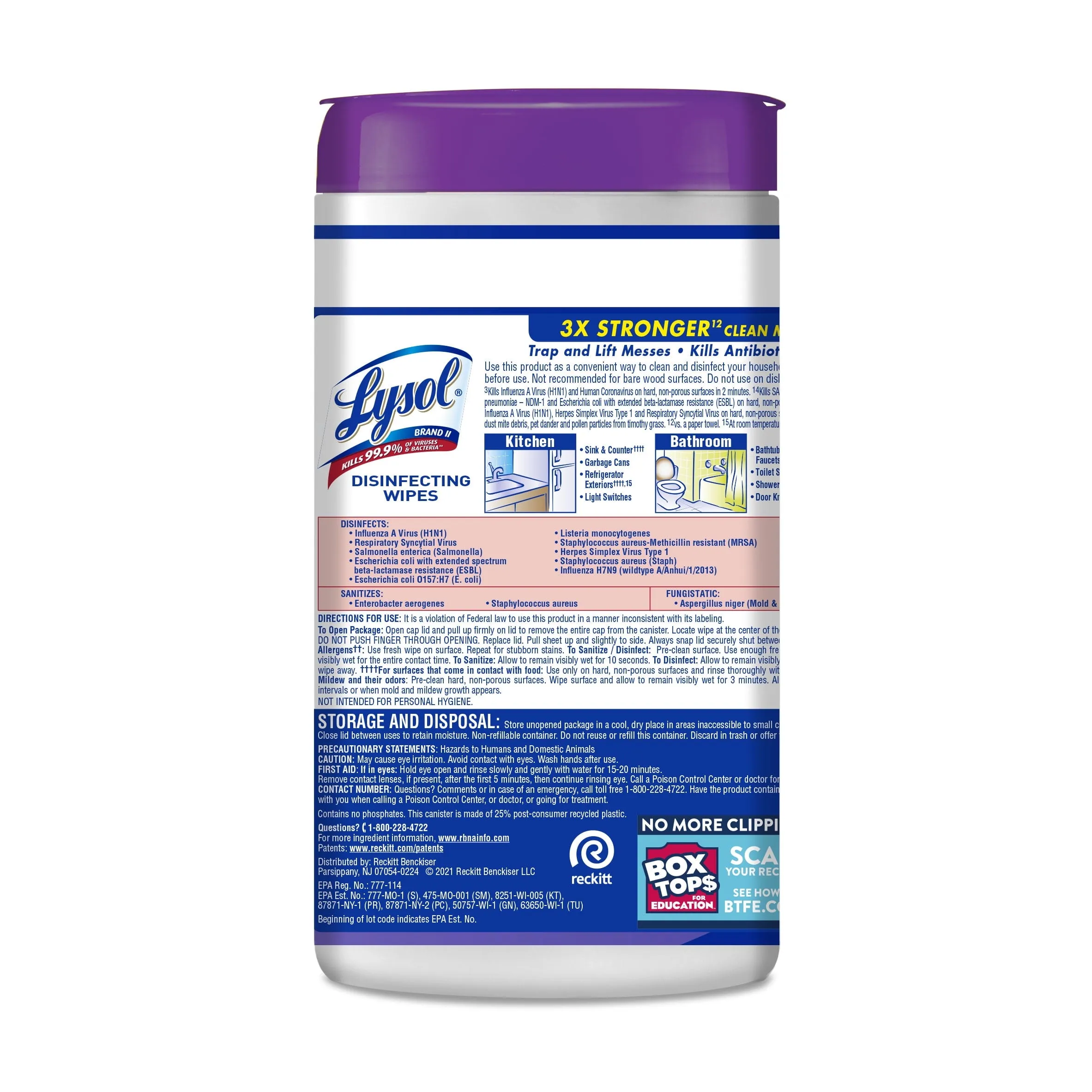 Lysol Disinfecting Wipes - Early Morning Breeze 6/80 ct.