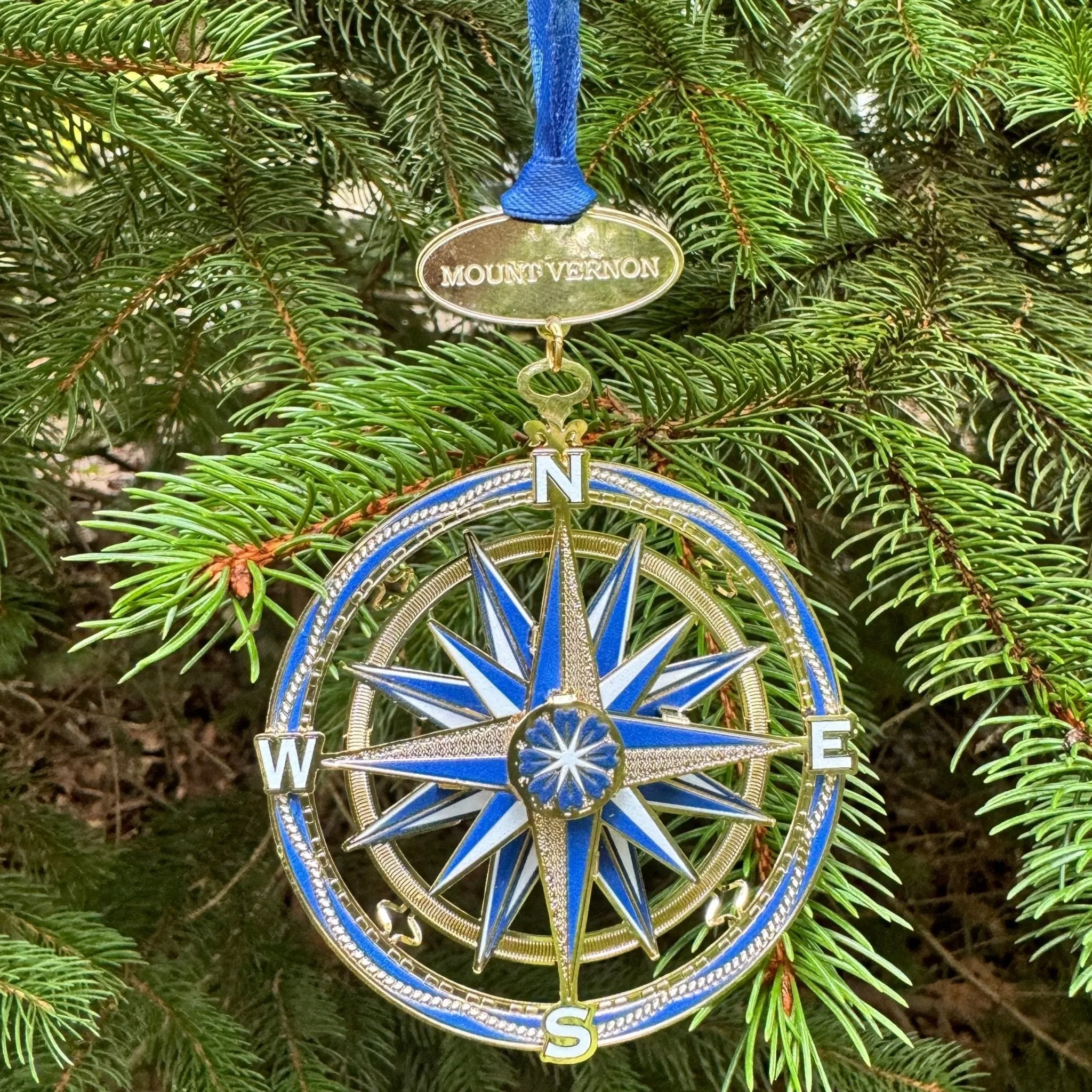 Mount Vernon Compass Ornament