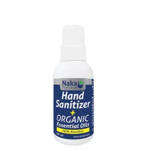 Naka Platinum Hand Sanitizer   Organic Essential Oils - 60ml