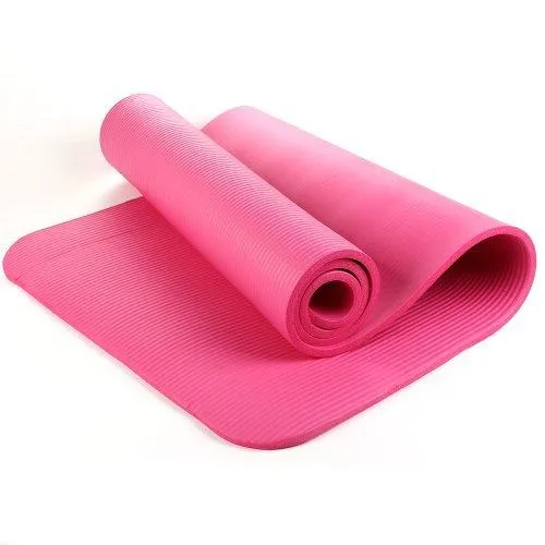 NBR Foam Yoga Mat 15mm Thick - Pink