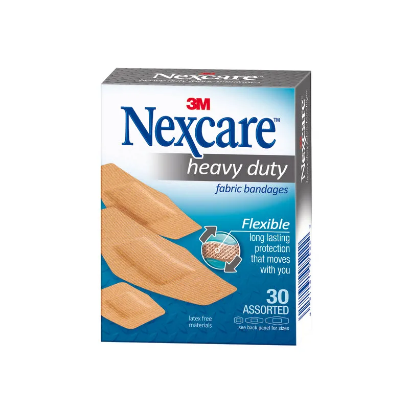 Nexcare Beige Fabric Bandages 30 pk