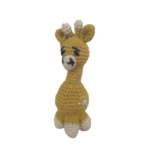 Ollie The Giraffe Crochet Stuffed/Plush/Soft Toy | 100% Organic | Health-Pro