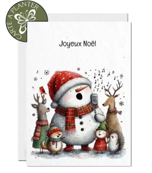 Plantable Christmas Card - Little Singers