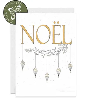 Plantable Christmas Card - Noël