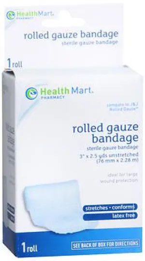 Rolled Gauze Bandage 3IN X 2.5YD