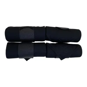 Standing Wraps/Bandages in Black - Set of 4