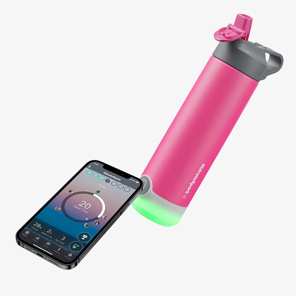 TAP Stainless Steel Smart Water Bottle - Straw Lid