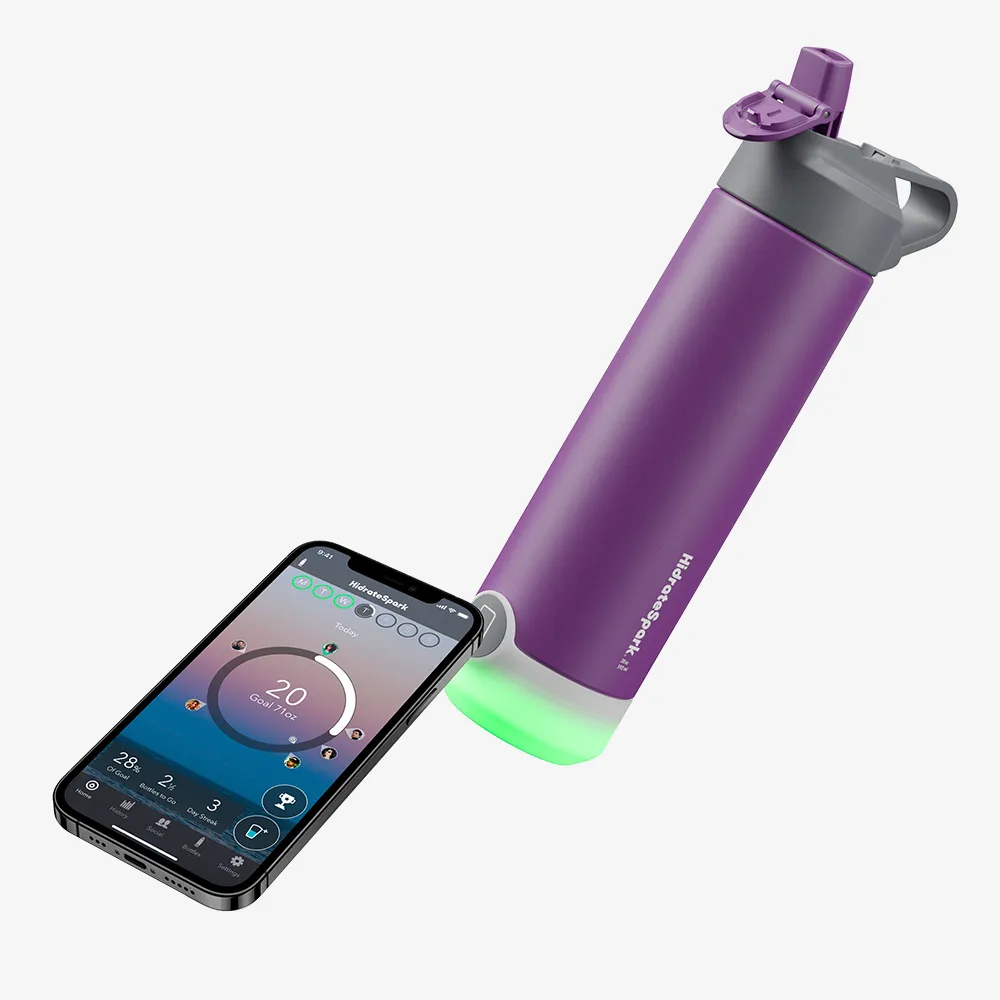 TAP Stainless Steel Smart Water Bottle - Straw Lid